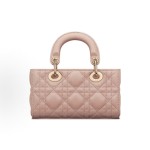 DIOR迪奥 Lady D-Joy 戴妃包 单肩包斜挎包 ⼿提包 超迷你 女款 玫瑰粉色